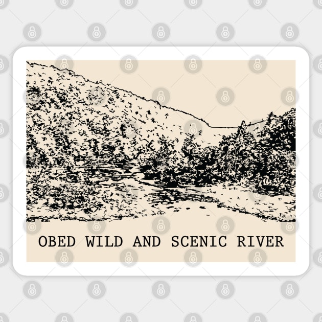 Obed Wild and Scenic River Sticker by Lakeric